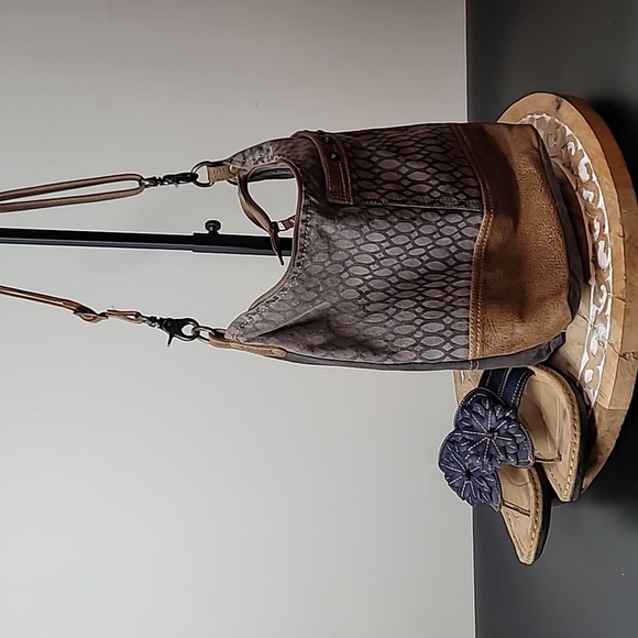 Myra Crossbody Bag with Leather Trim - Picture 13 of 17